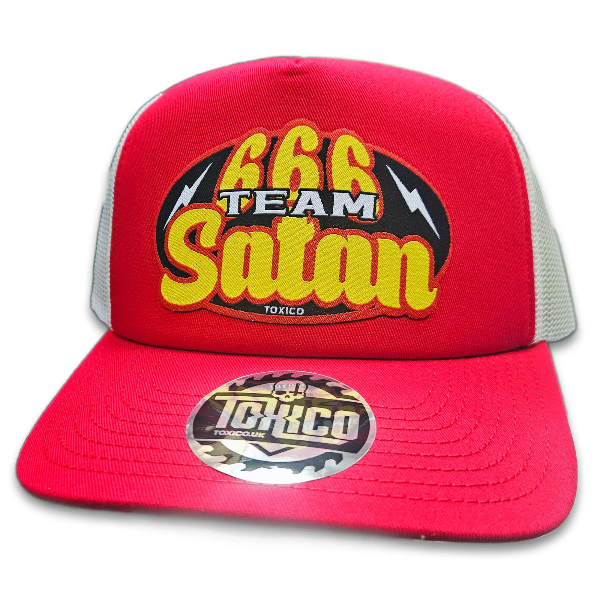 666 Team Satan Trucker Hat - Image 2
