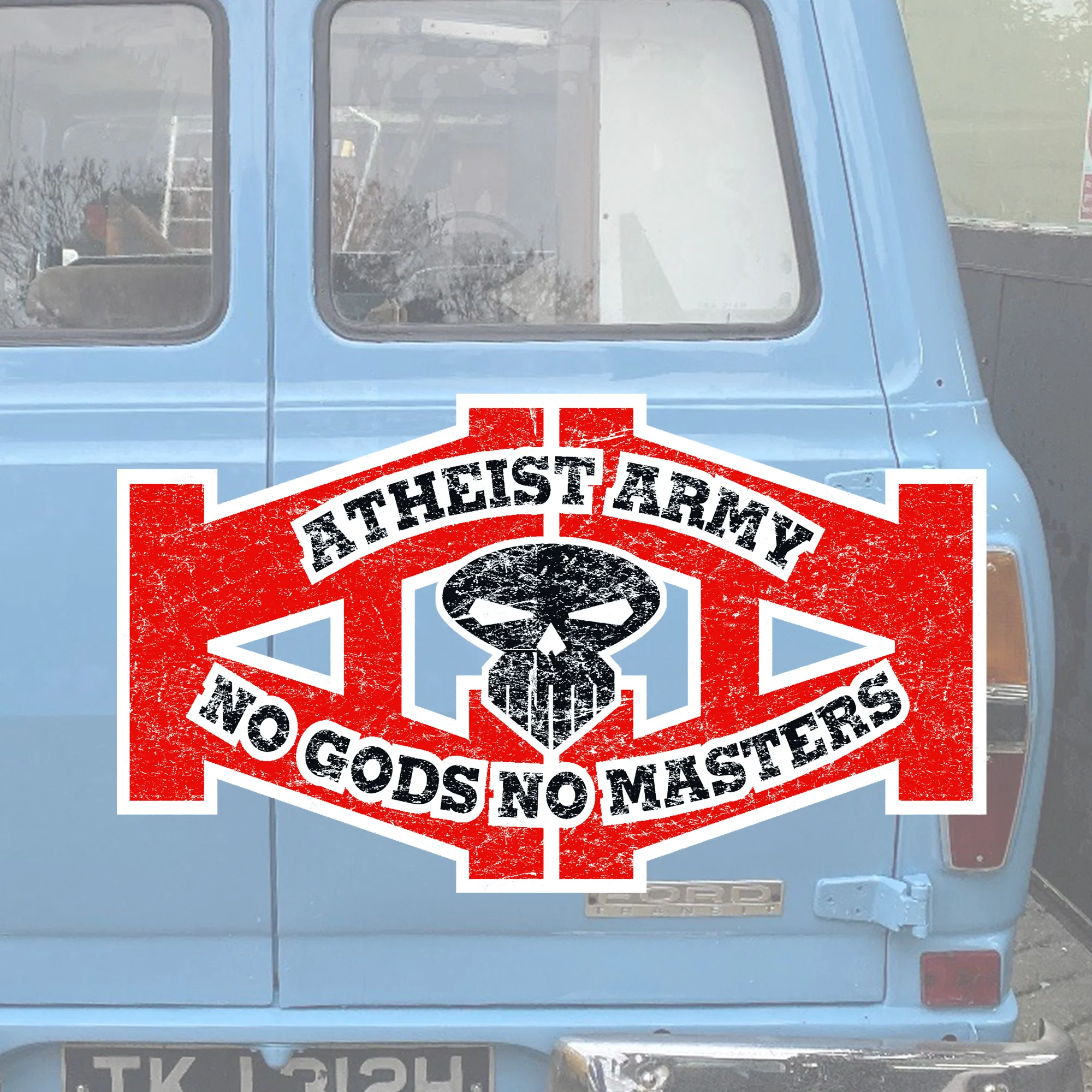 AA No Gods Sticker