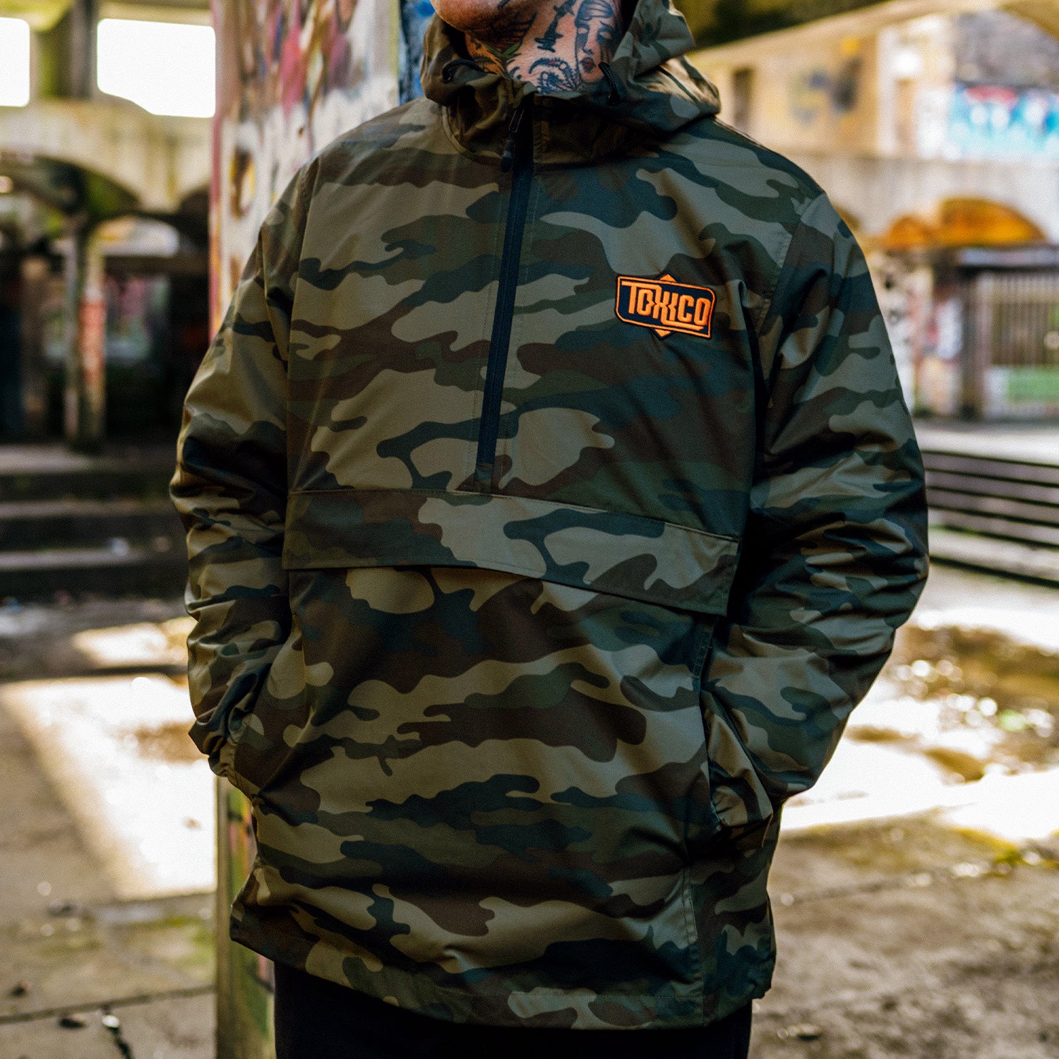 Badge Logo Camo Anorak - Image 3