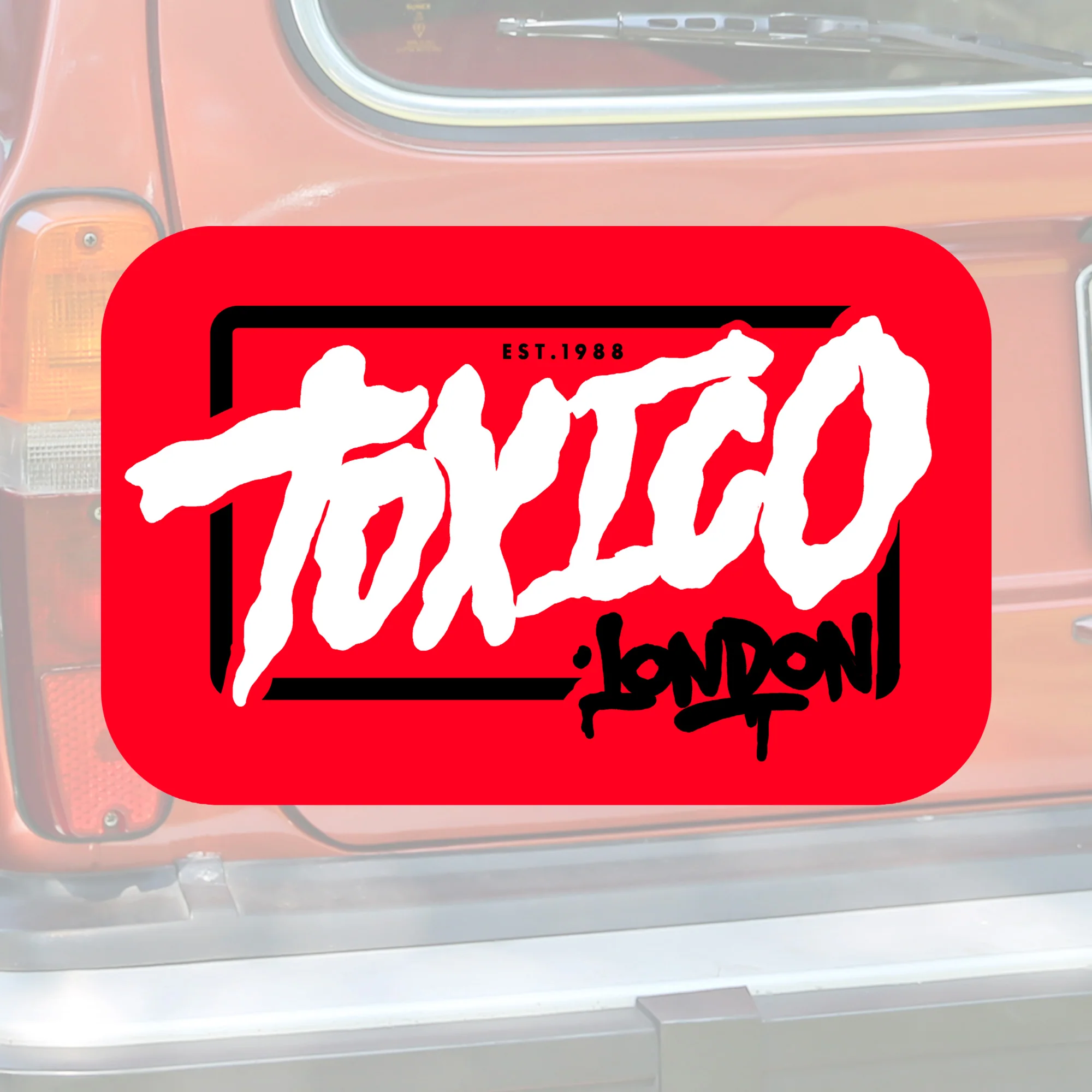 Block Logo Sticker