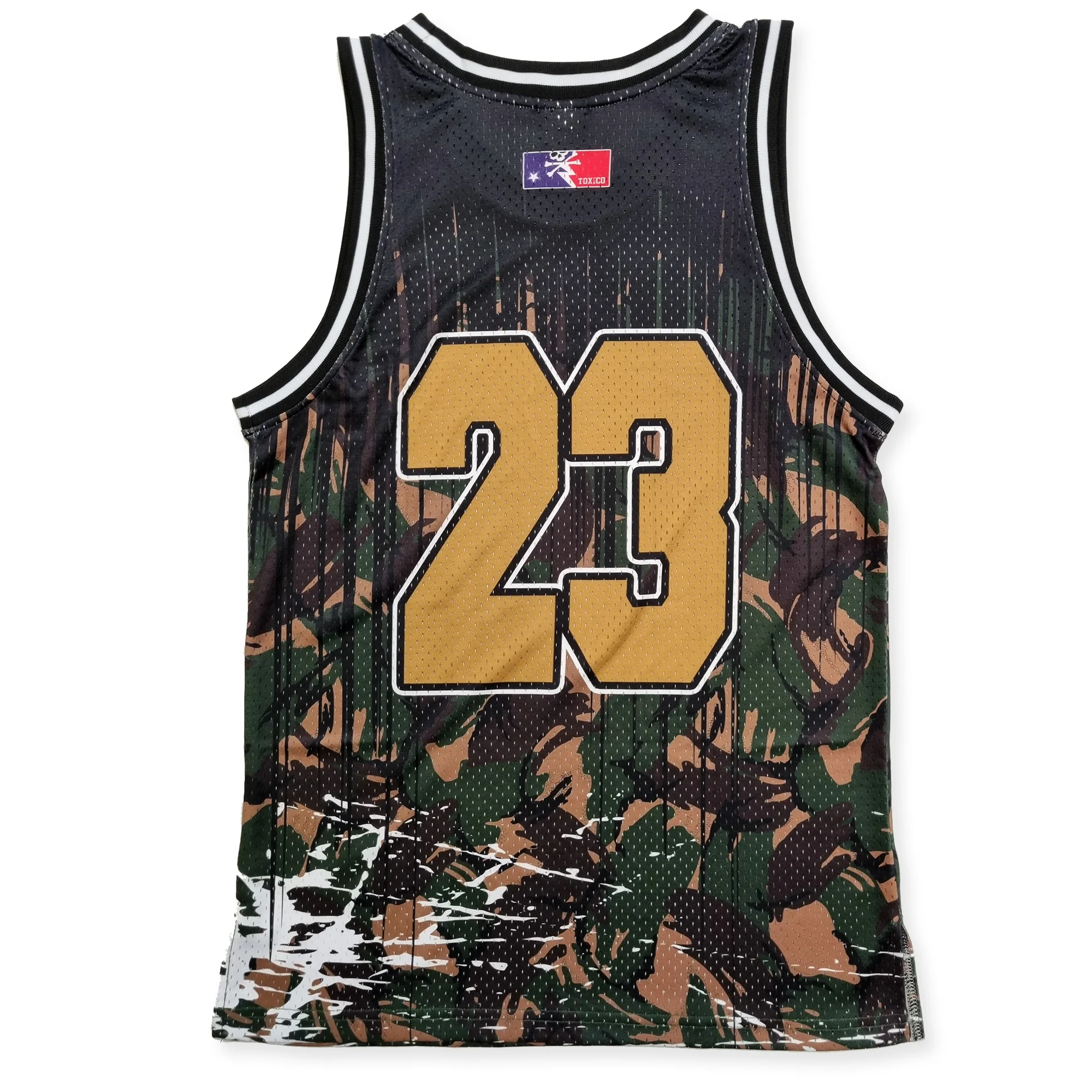 Camo Skull Cross Mesh Tank - Image 6