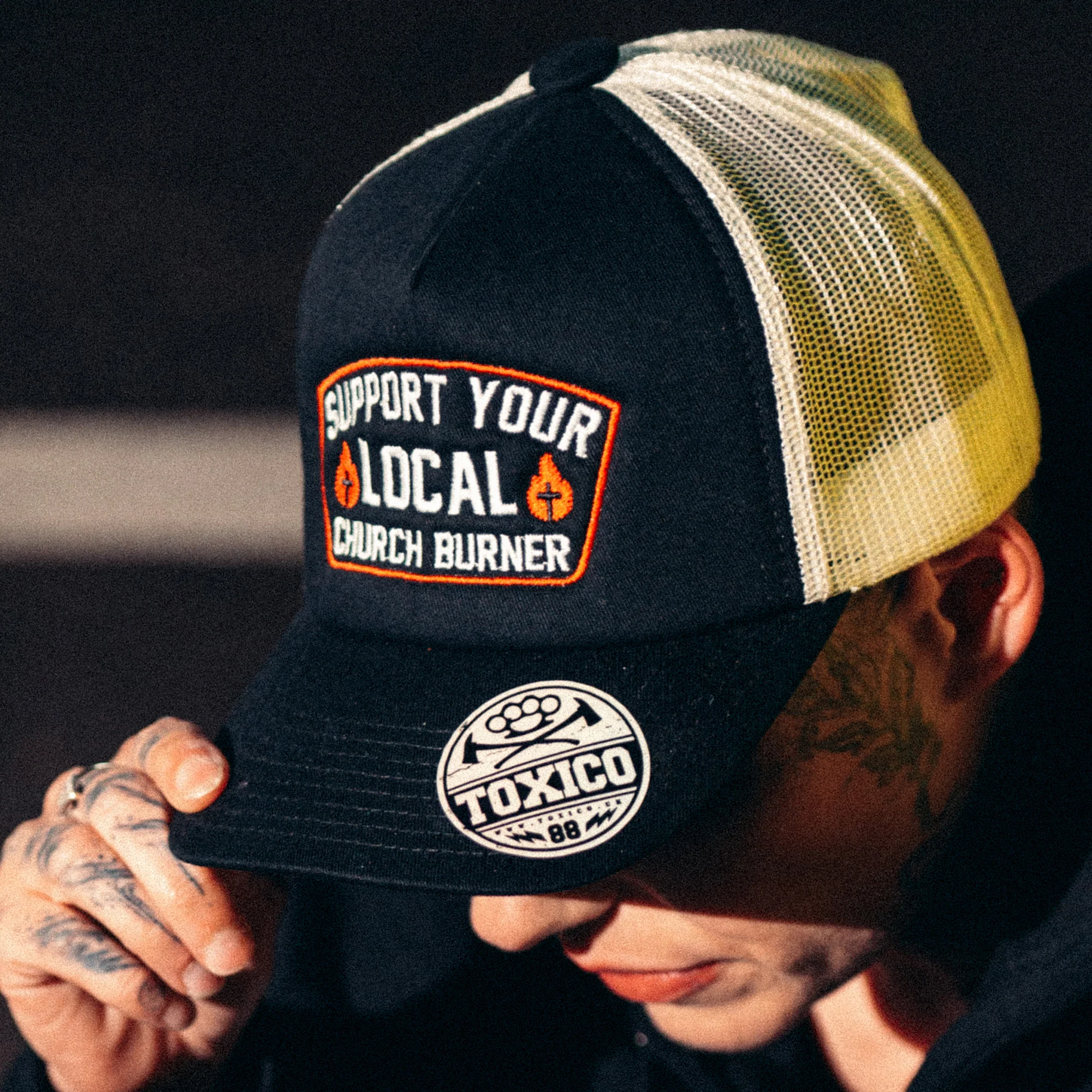 Church Burner Trucker Hat - Image 2
