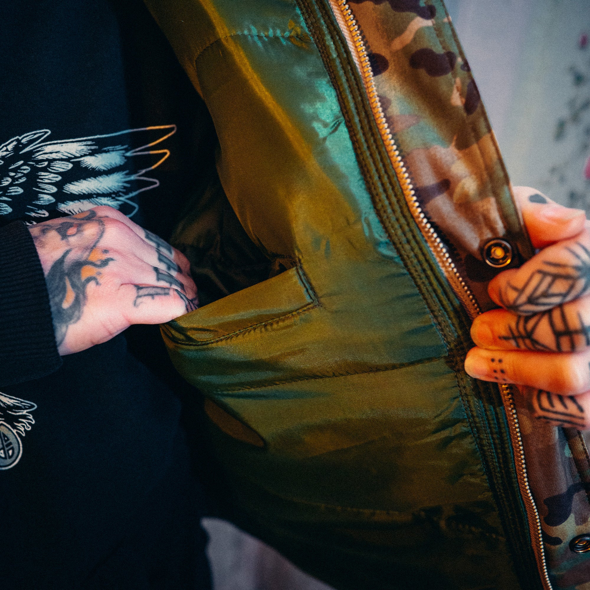 Deth Squad Uzi Camo Bodywarmer - Image 6