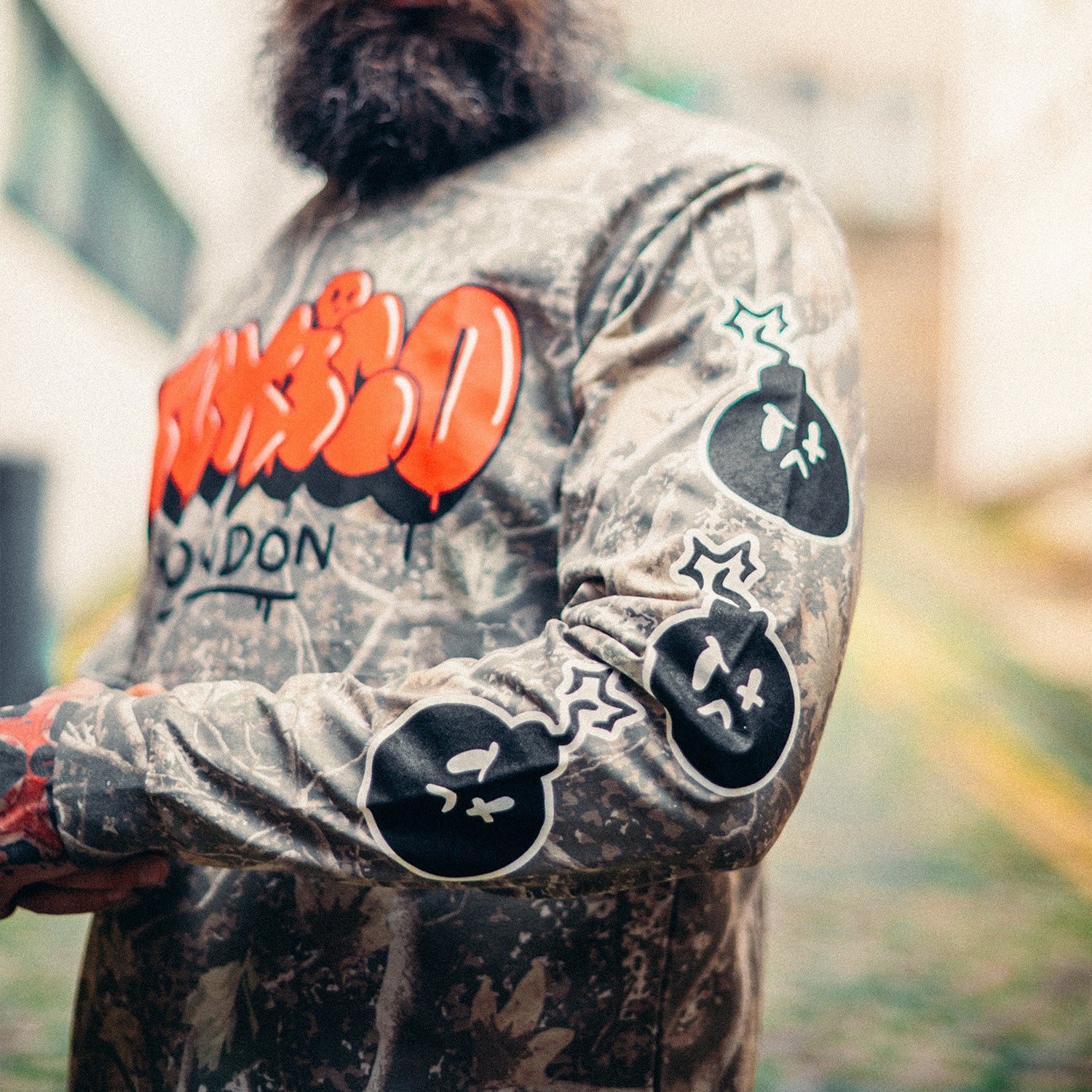 Graff Bombs Camo Longsleeve - Image 2