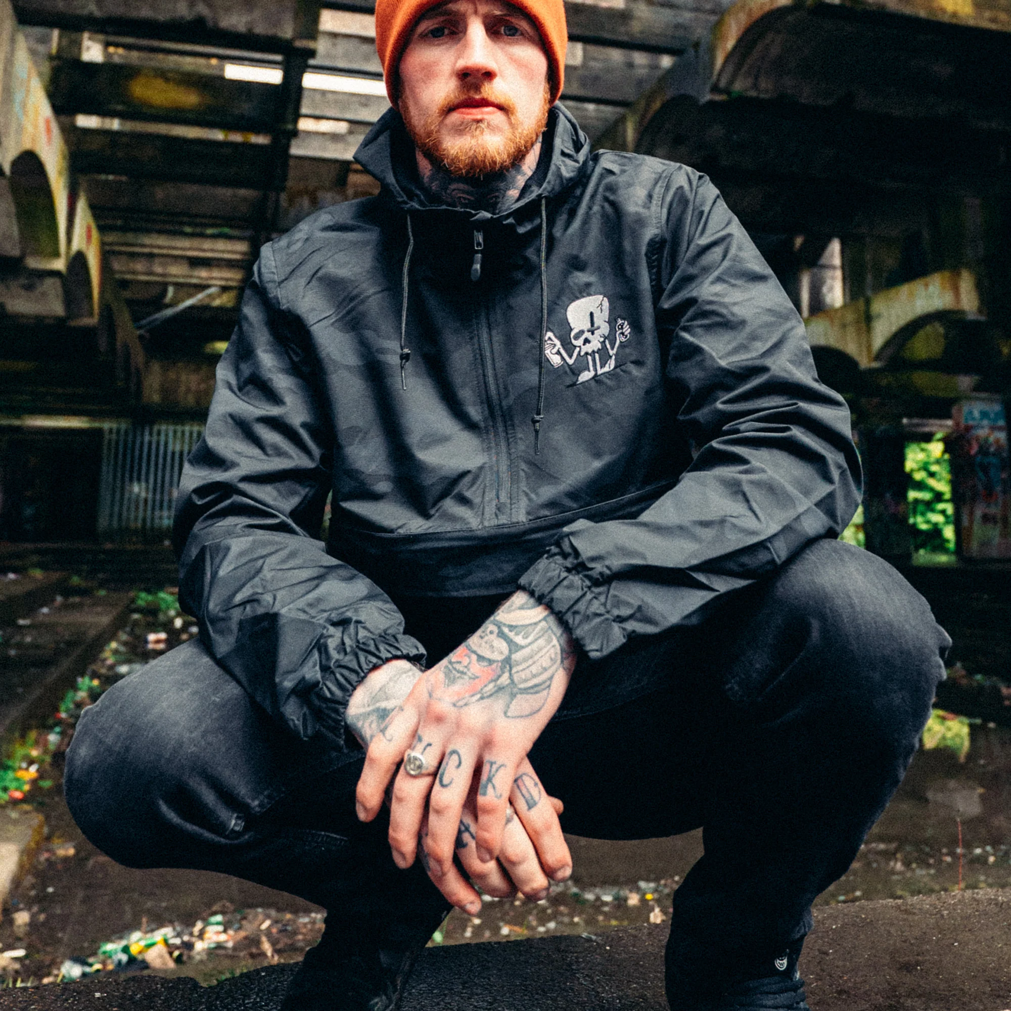 Spray Skully Camo Anorak - Image 4