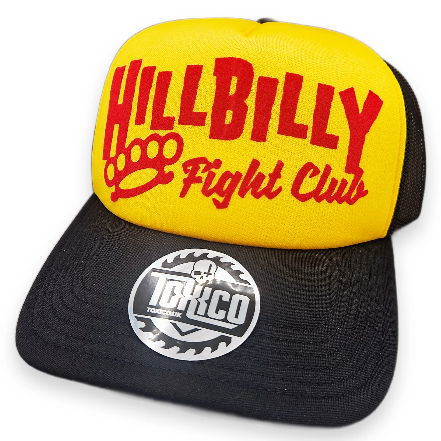 Hillbilly Text Trucker Hat - Image 3