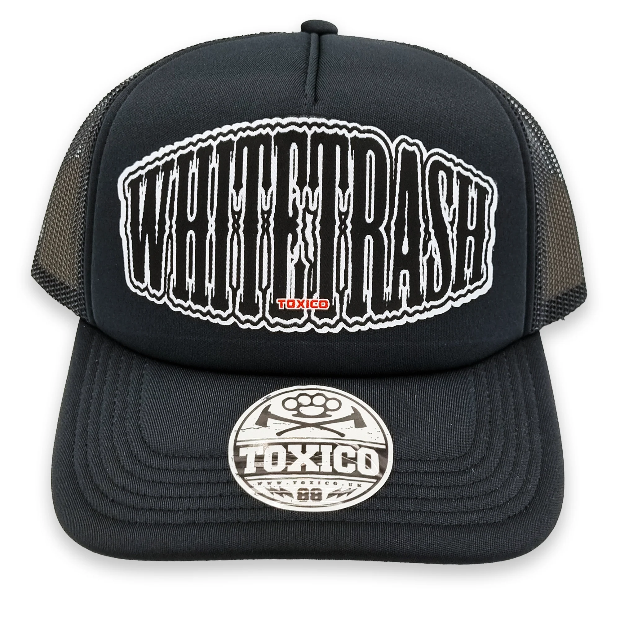 Whitetrash Trucker Hat - Image 4