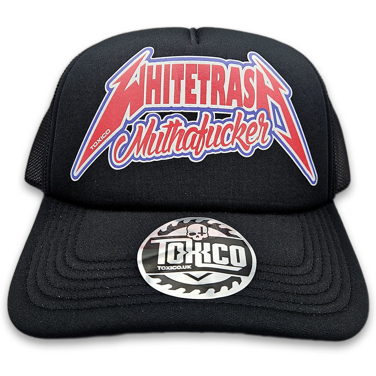 Whitetrash Metal Trucker Hat - Image 3
