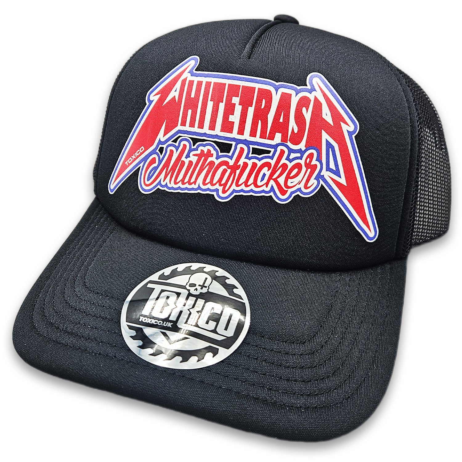 Whitetrash Metal Trucker Hat - Image 4