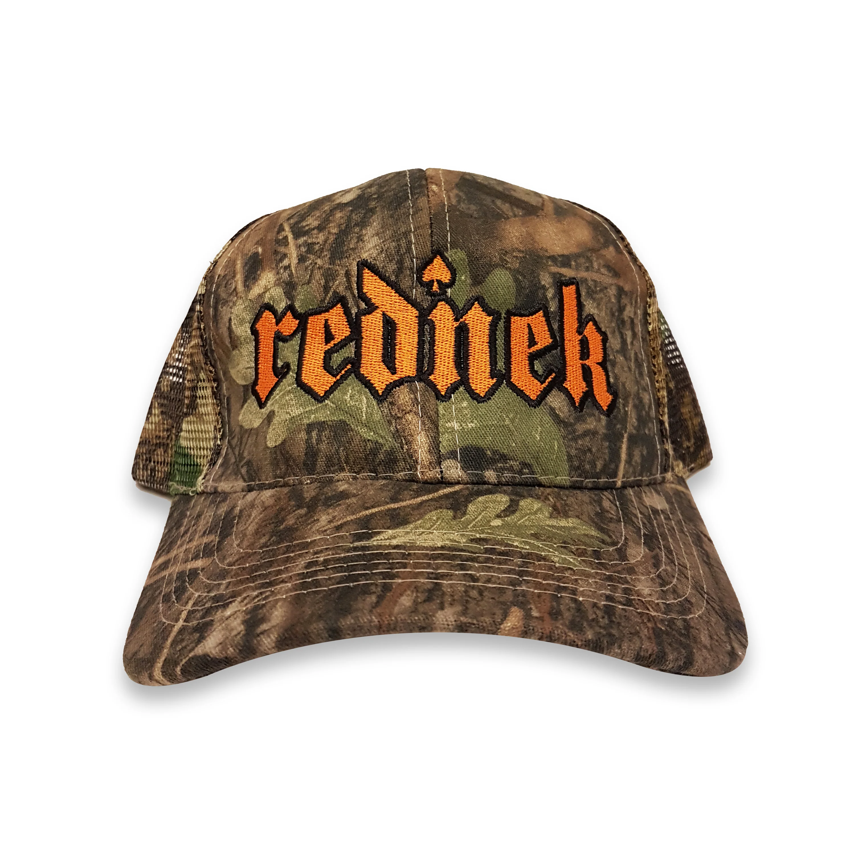 Rednek Gothic Camo Trucker Hat - Image 3