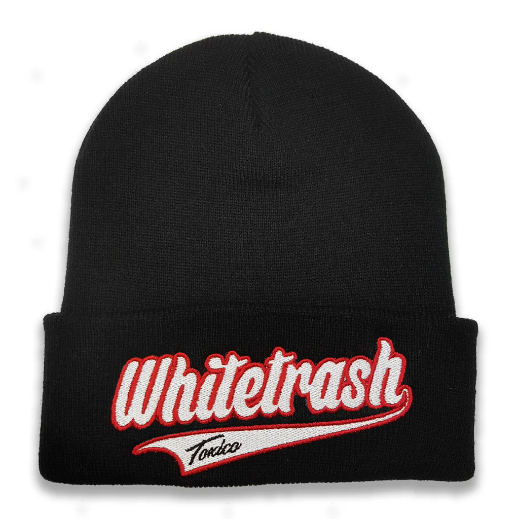 Whitetrash Script Beanie - Image 3