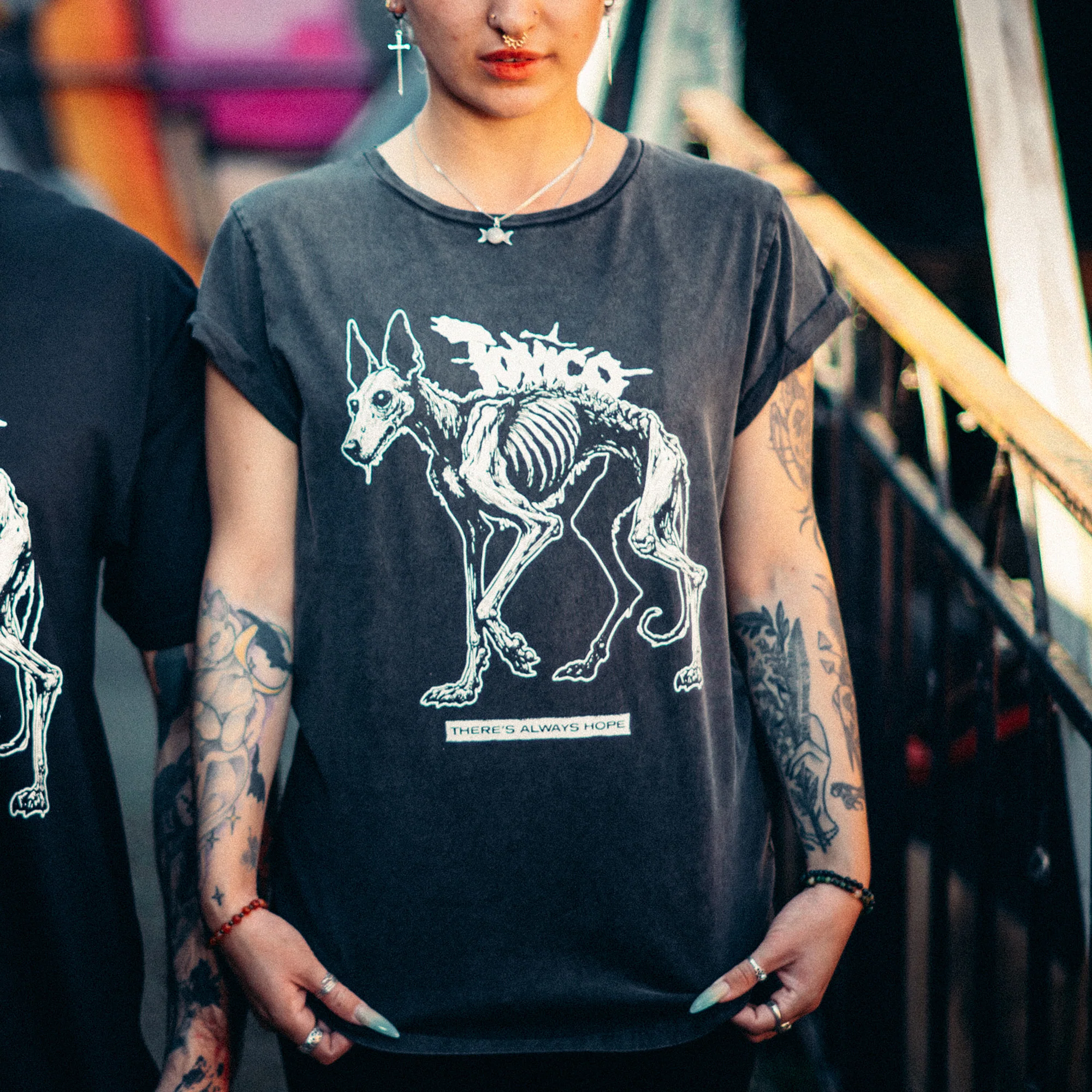 Hope Rolled Sleeve tee - Image 3