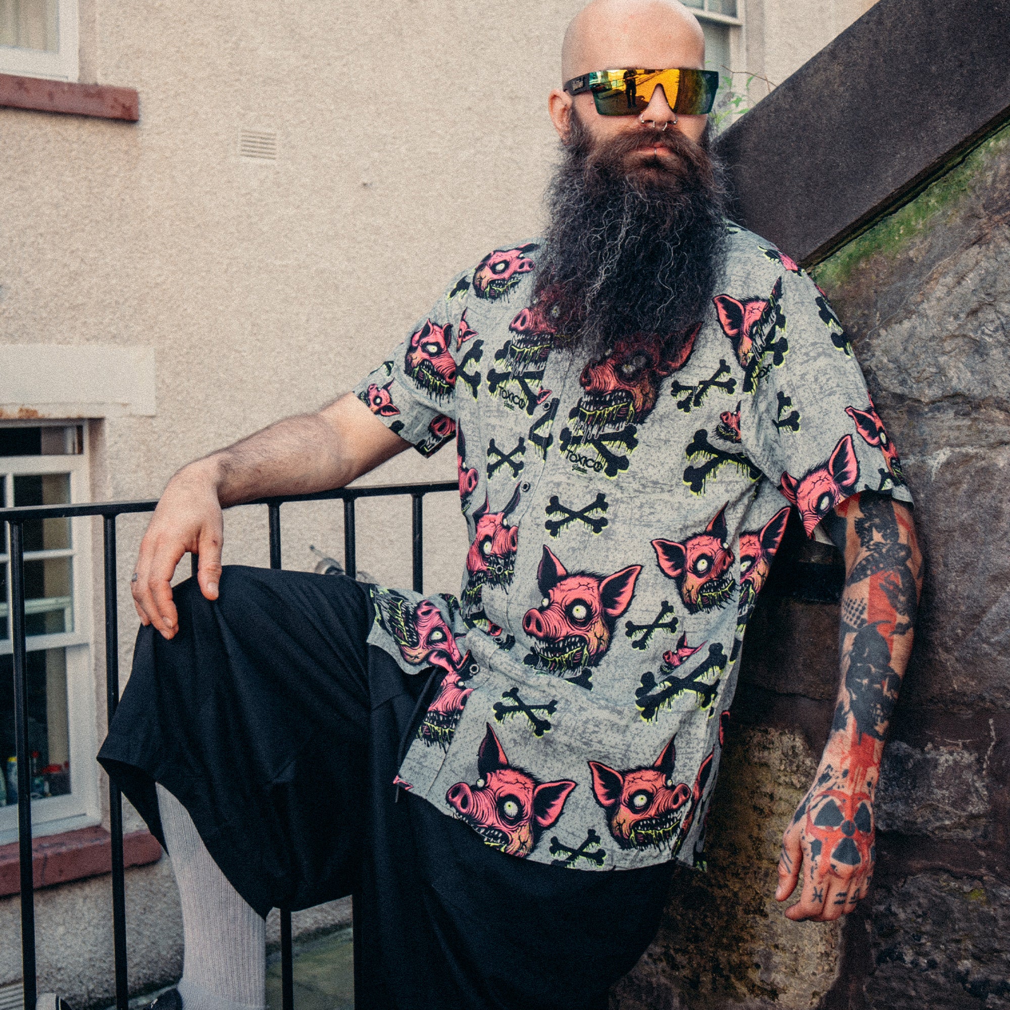 Psycho Pig Social Shirt - Image 4
