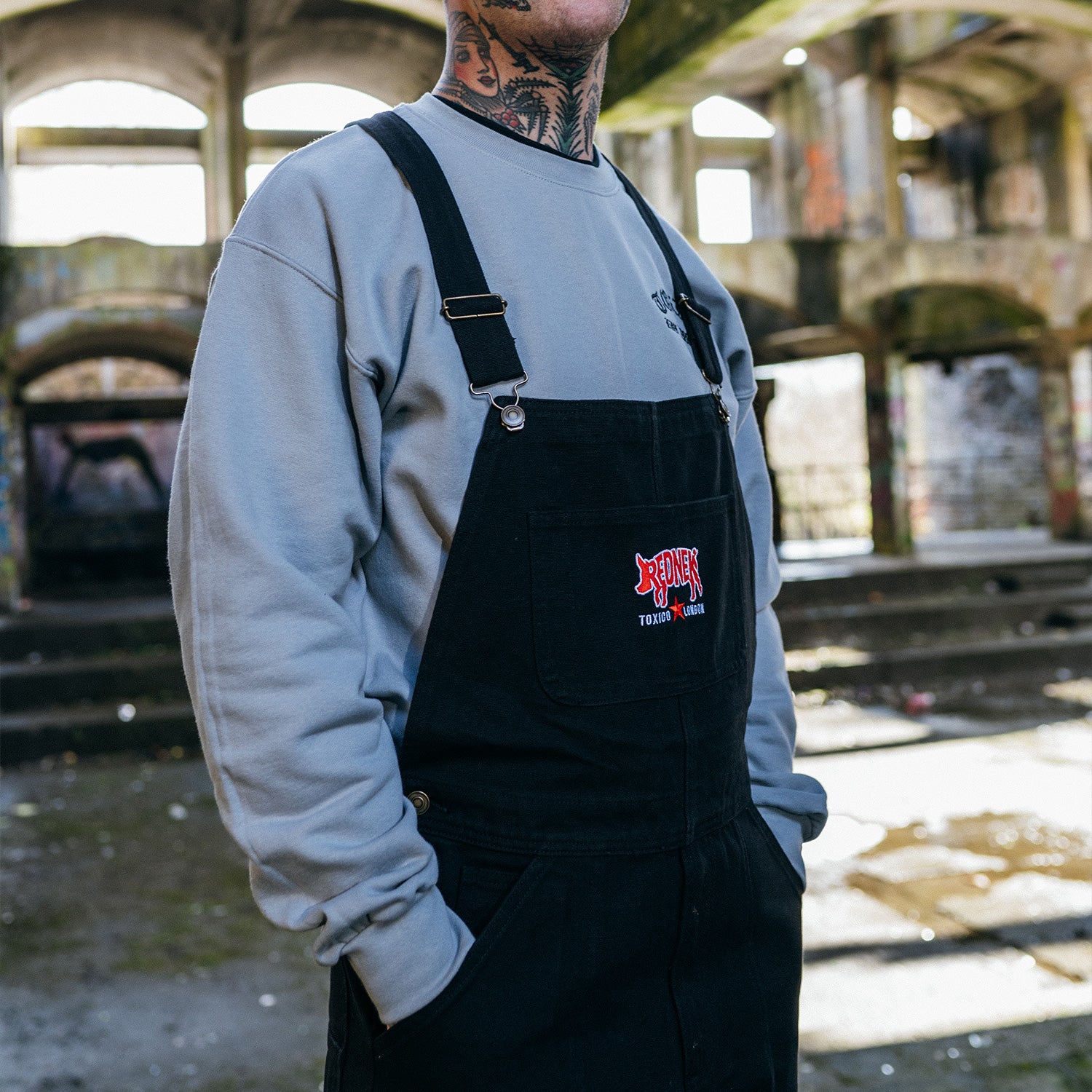Rednek Pig Canvas Overalls - Image 4