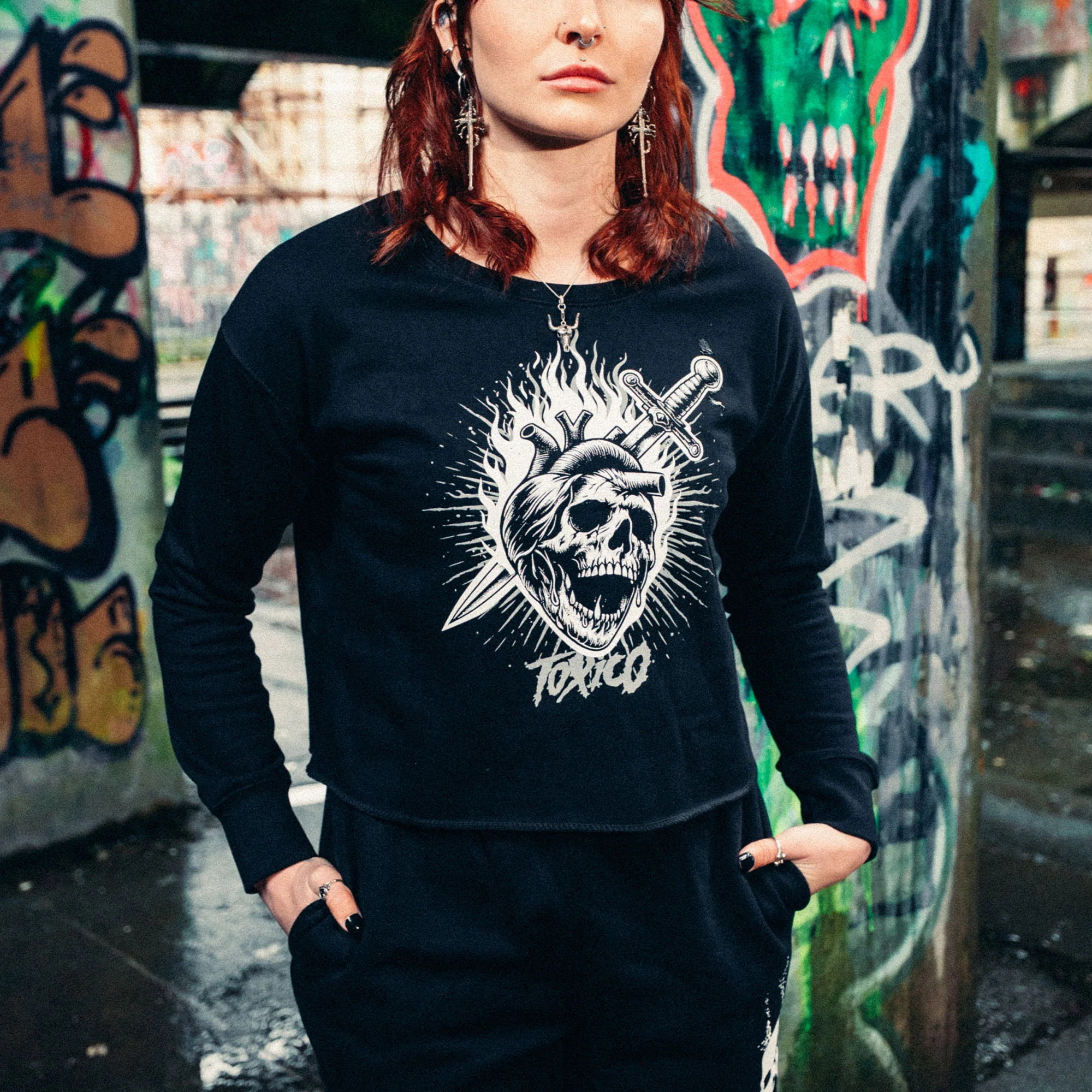 Sacred Cropped Sweat - Image 2