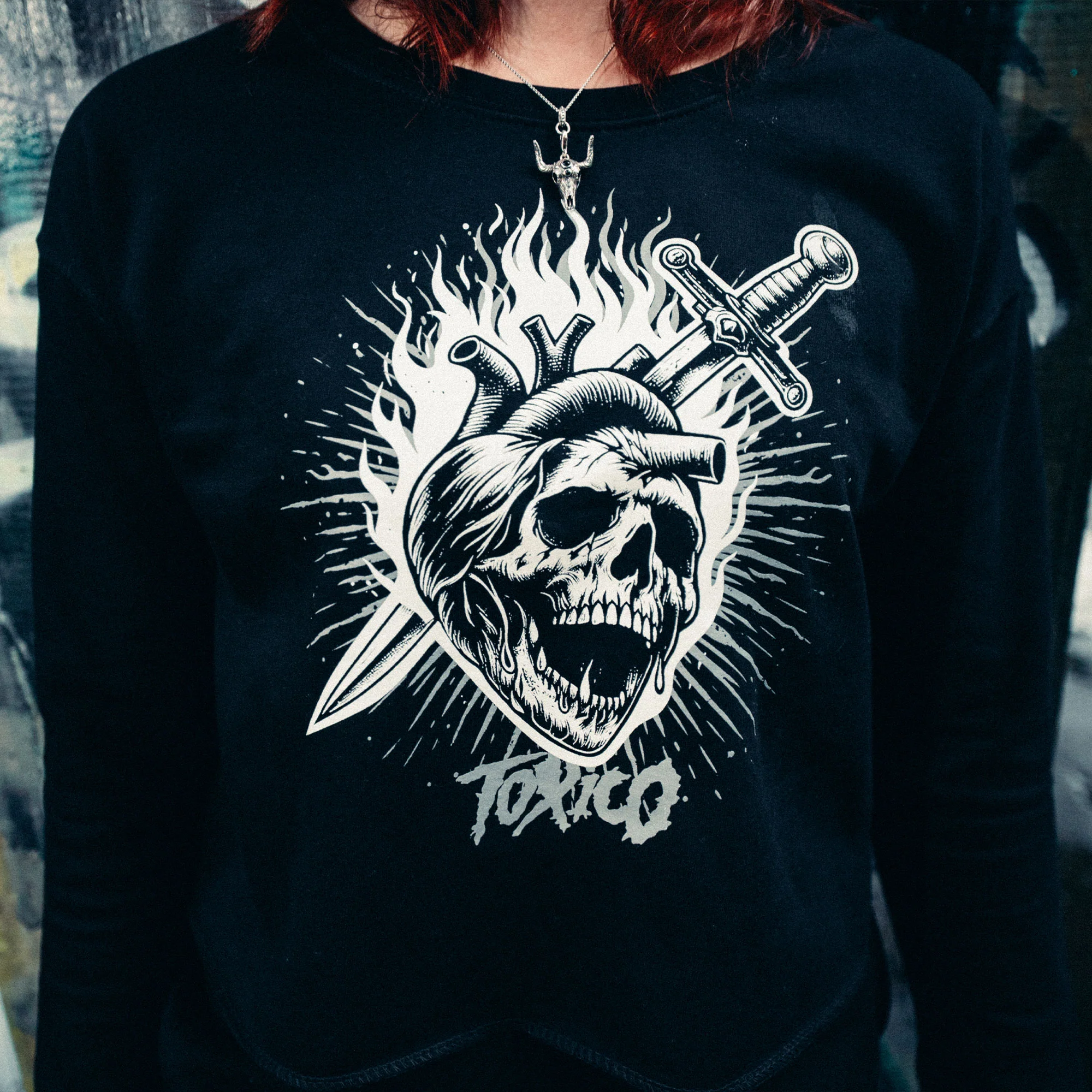 Sacred Cropped Sweat - Image 3