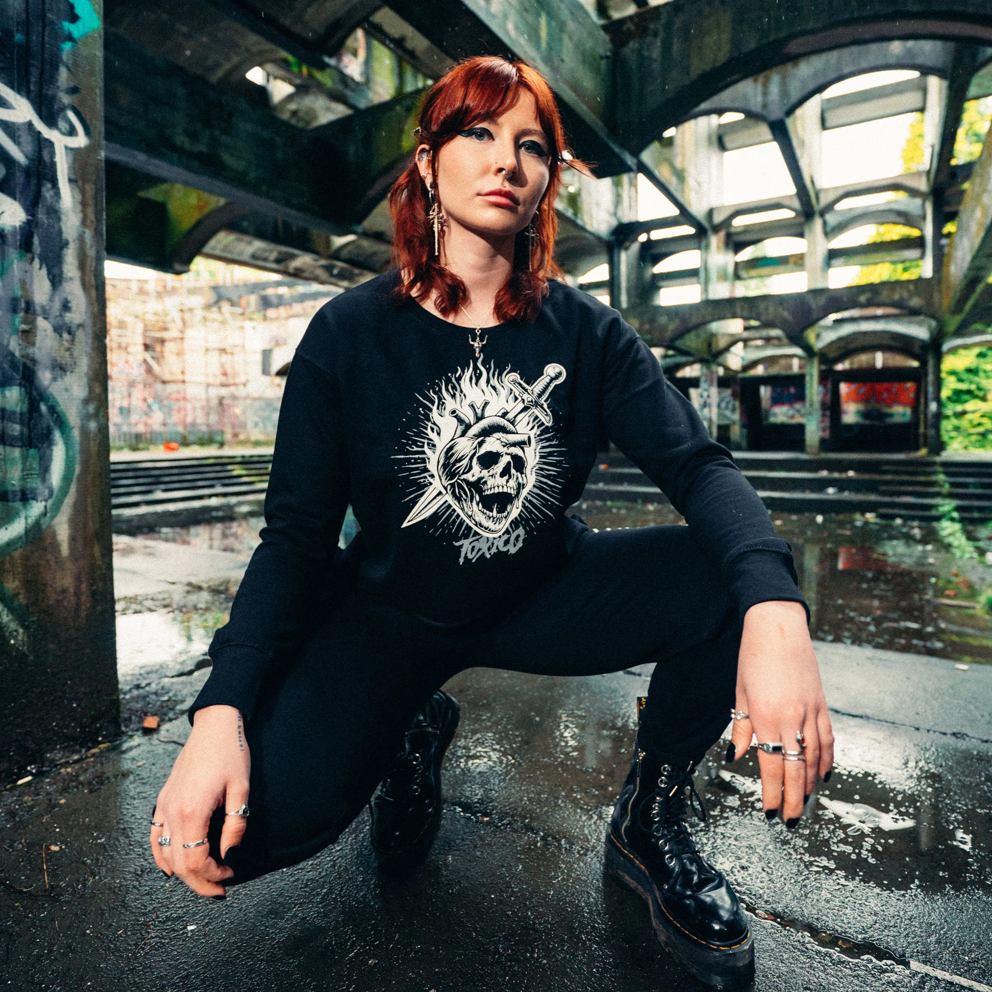 Sacred Cropped Sweat - Image 4