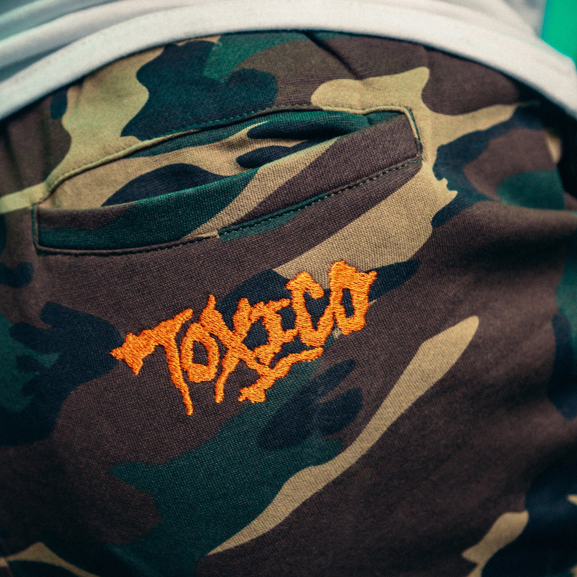 Skully Camo Sweat Shorts - Image 3