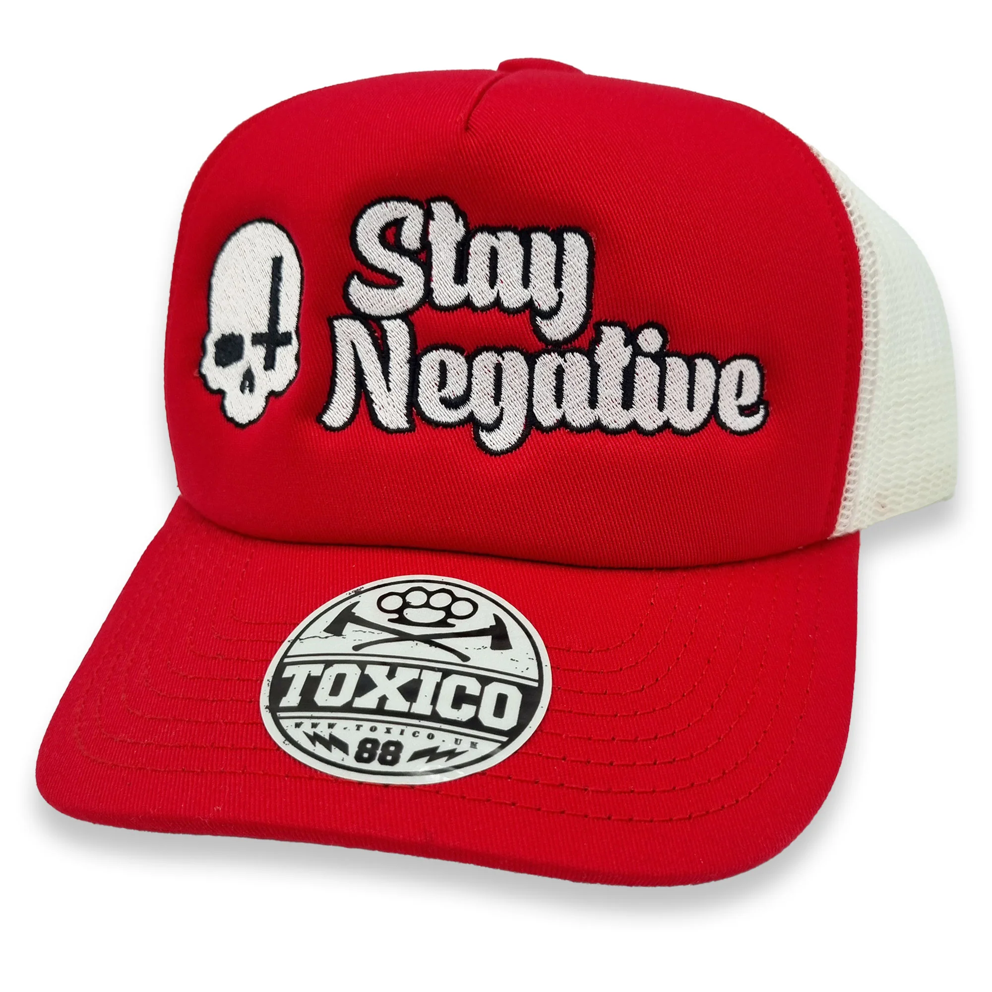 Stay Negative Trucker Hat - Image 3
