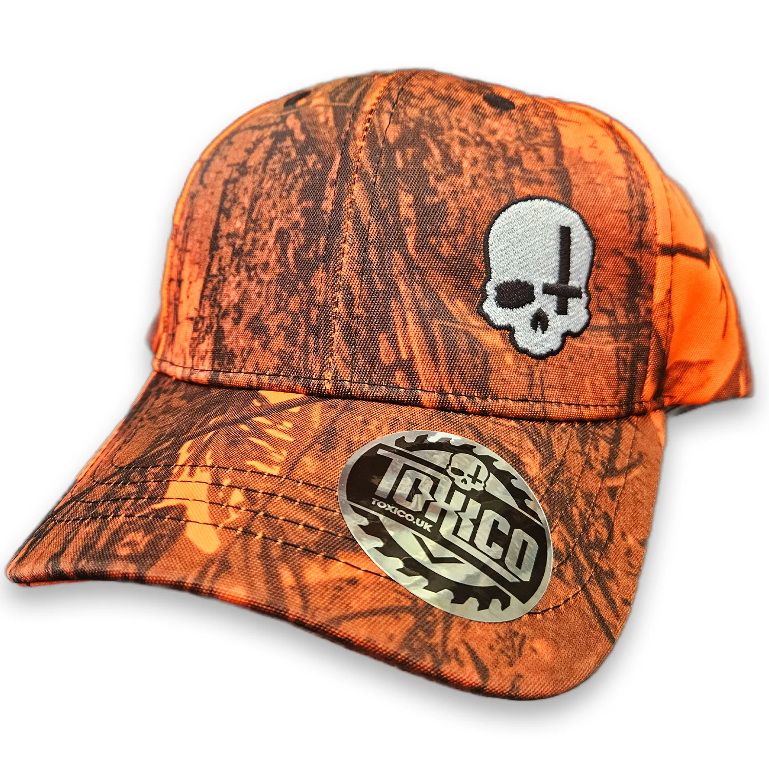 Toxico Orange Camo Hat - Image 2