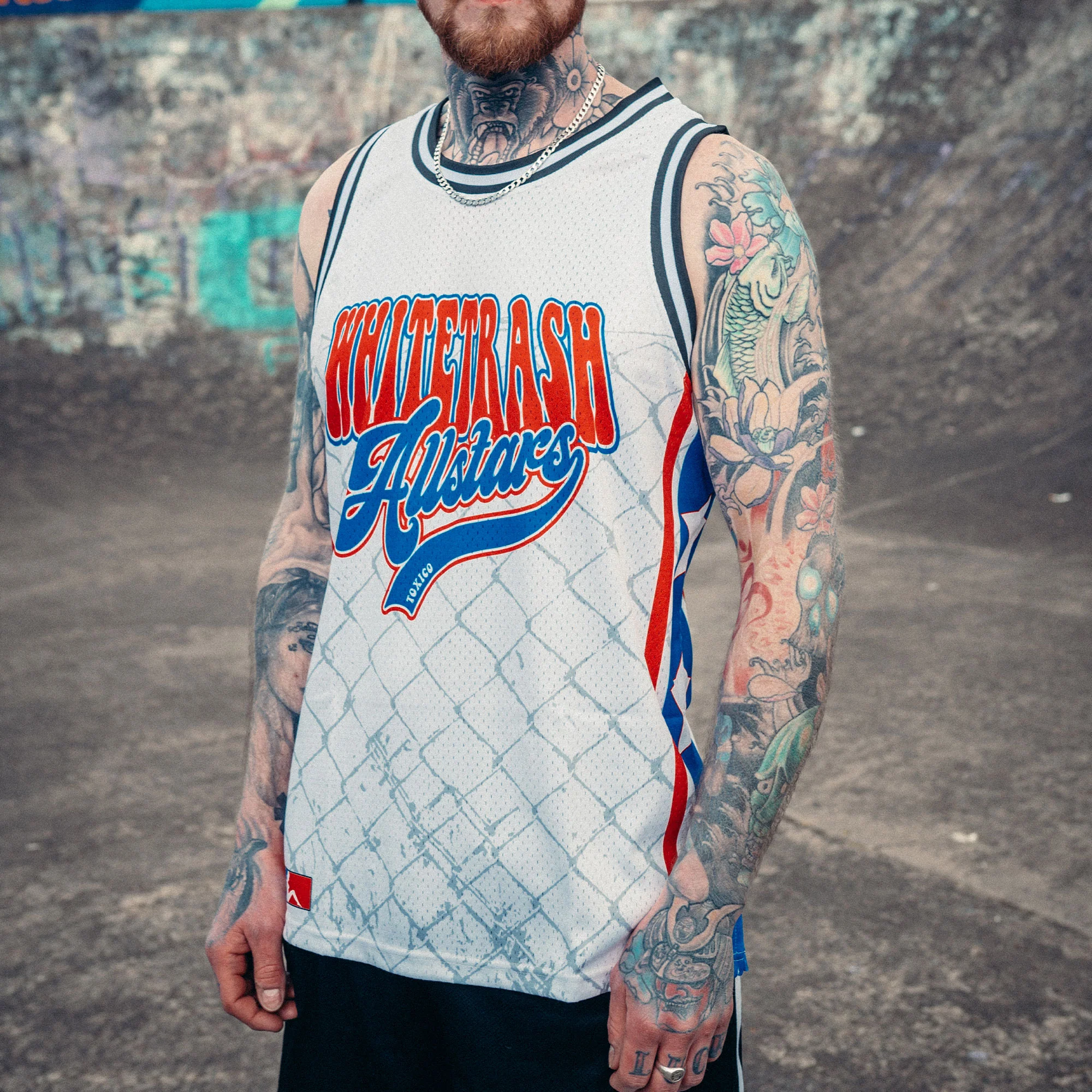 Whitetrash Allstars Mesh Tank - Image 4