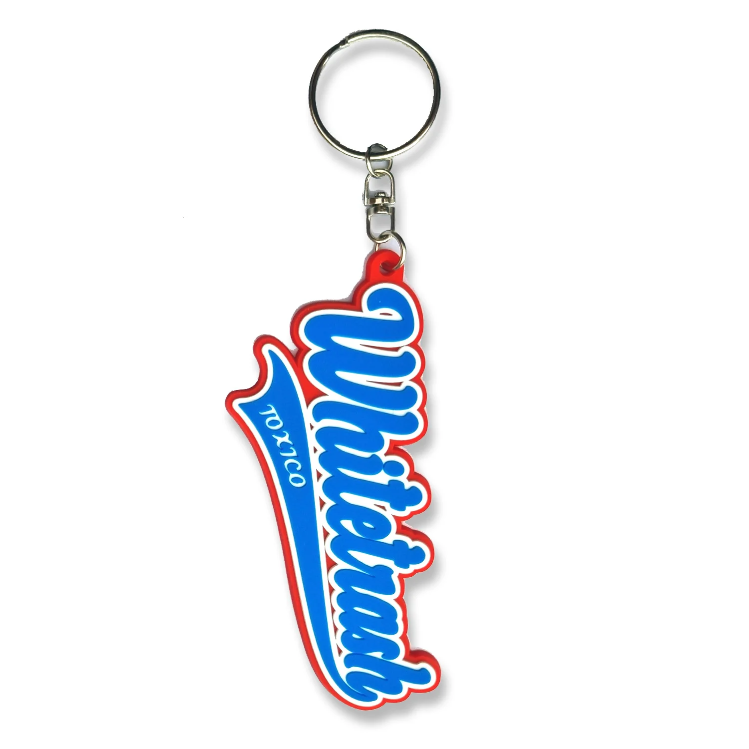 Whitetrash Script Keychain